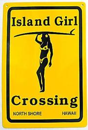 ハワイアン看板/Island Girl