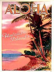 【SALE品・メール便送料無料】ハワイアンマグネット/アイランズ