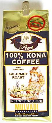 MULVADI 100% コナコーヒー・粉タイプAD 7oz(198g)