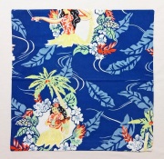 【メール便・送料無料】ヴィンテージフラクッションカバー/ネイビー