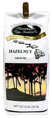 【1袋あたり2400円】ハワイアンアイルズコーヒー/ヘーゼルナッツ/粉タイプ(227g)×12袋セット