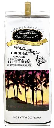 【1袋あたり2400円】ハワイアンアイルズコーヒー/オリジナル10％Hawaiian Coffee/粉タイプ(227g)×12袋