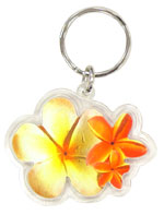 【セール品】ハワイアン・キーホルダー/プルメリア