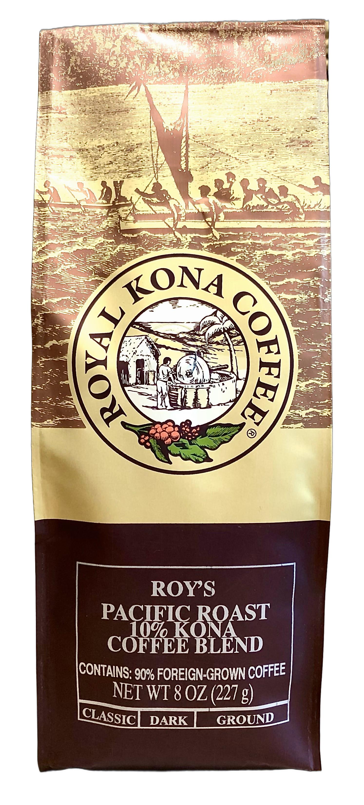ロイヤルコナコーヒー/ロイズパシフィックロースト/10%KONA粉タイプ(227g)