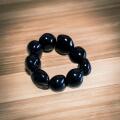 【メール便送料無料】ククイナッツブレスレット/ブラック