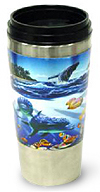 ハワイアン・ステンレスタンブラー16oz（クジラ）