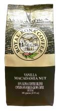 【11月から140gにリサイズされました】ロイヤルコナコーヒー/バニラマカダミア/10%KONA粉タイプ(140g)