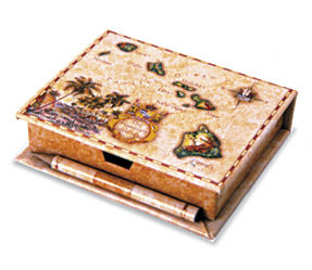 メモパッドBOX/ハワイアンアイランド