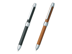 プラチナ　ダブルアクションR3（サラボ） 型押し牛革巻き