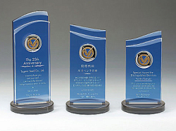 アクア　サイズB（高さ195mm写真中央）【版代・名入れ代不要】