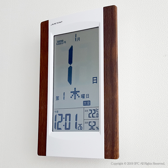デジタル日めくり電波時計 No.35 デジタル日めくり電波時計 No.35