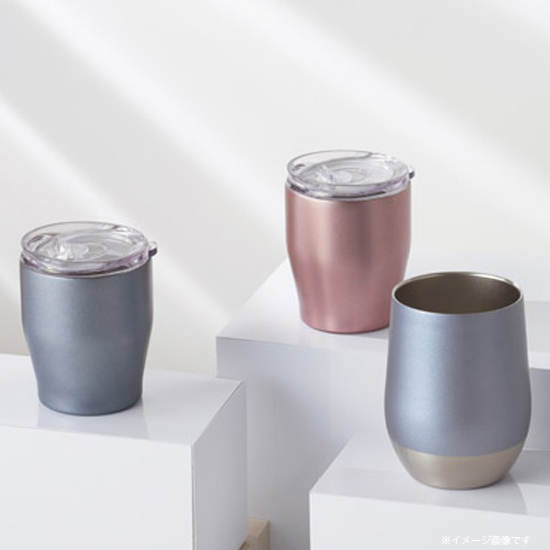 スライド式ステンレスタンブラー MA02453 | 周年記念品 【見積り不要 印刷料金コミコミ商品】 スライド式ステンレスタンブラー MA02453