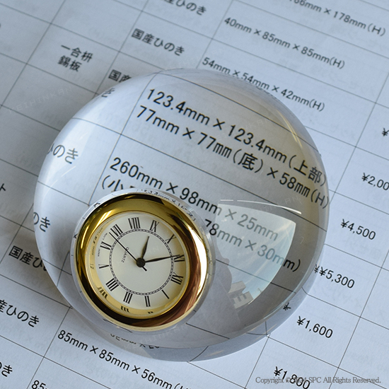 時計付きガラスルーペ MWRU0WC0 時計付きガラスルーペ