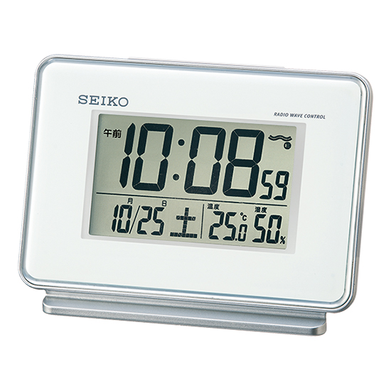SEIKO 温度・湿度表示付(アラーム2チャンネル)デジタル電波時計 No.30 SEIKO 温度・湿度表示付(アラーム2チャンネル)デジタル電波時計 No.30