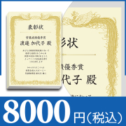 一般表彰ブックカバー