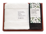 サステナブルオーガニック　国際認証取得　オーガニックフェイス・ハンドタオルセット　No.20