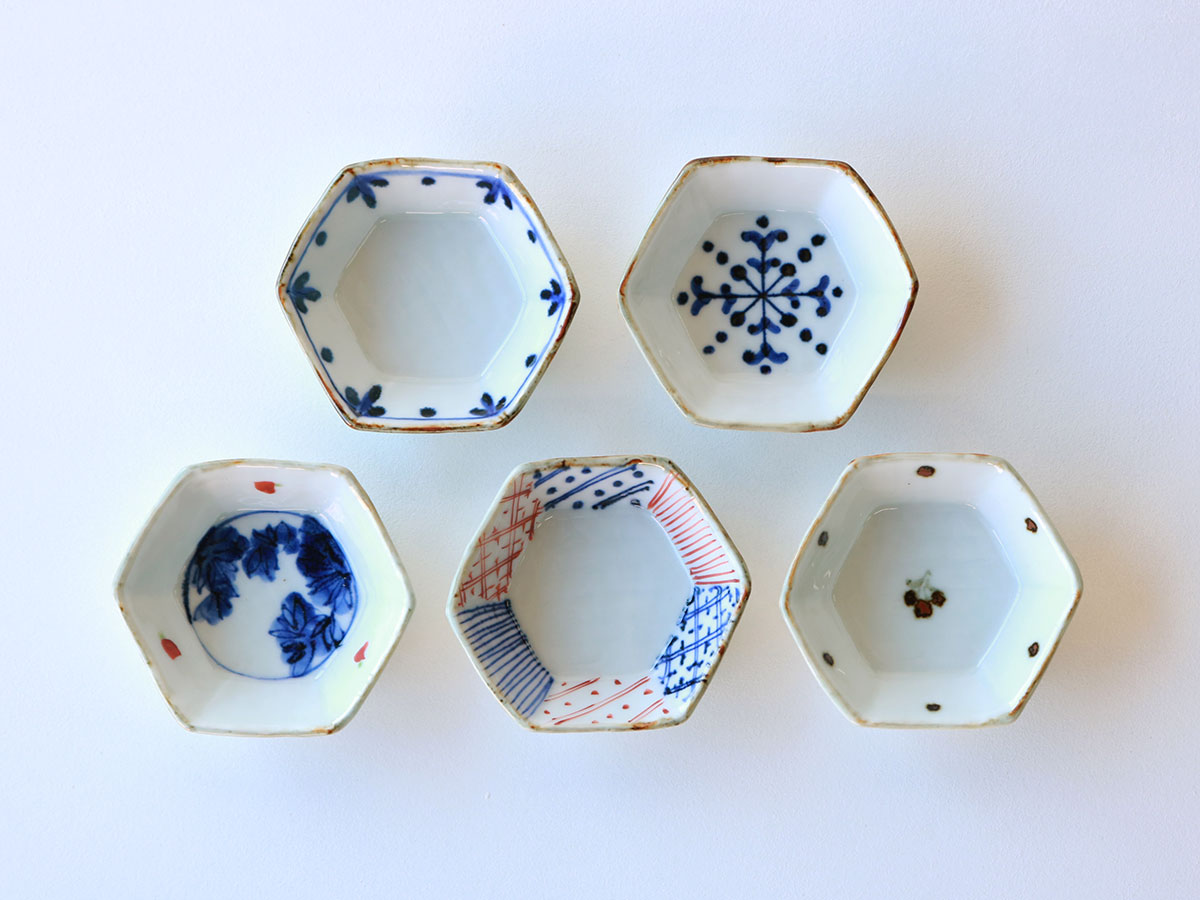 六角小付け 波佐見焼