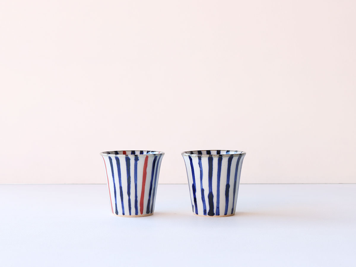 濃十草 コップ 波佐見焼