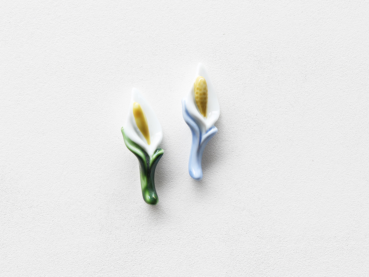 【当たりくじつき新パッケージでお届け！】水ばしょう 箸置き 有田焼