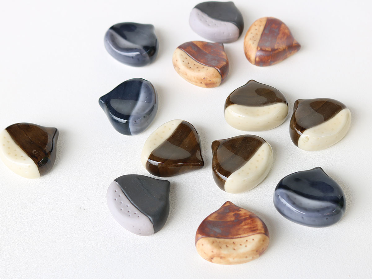 【当たりくじつき新パッケージでお届け！】栗 箸置き 有田焼 | くり クリ