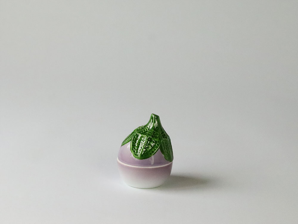 デッドストック なす 蓋物 有田焼 | ナス 茄子