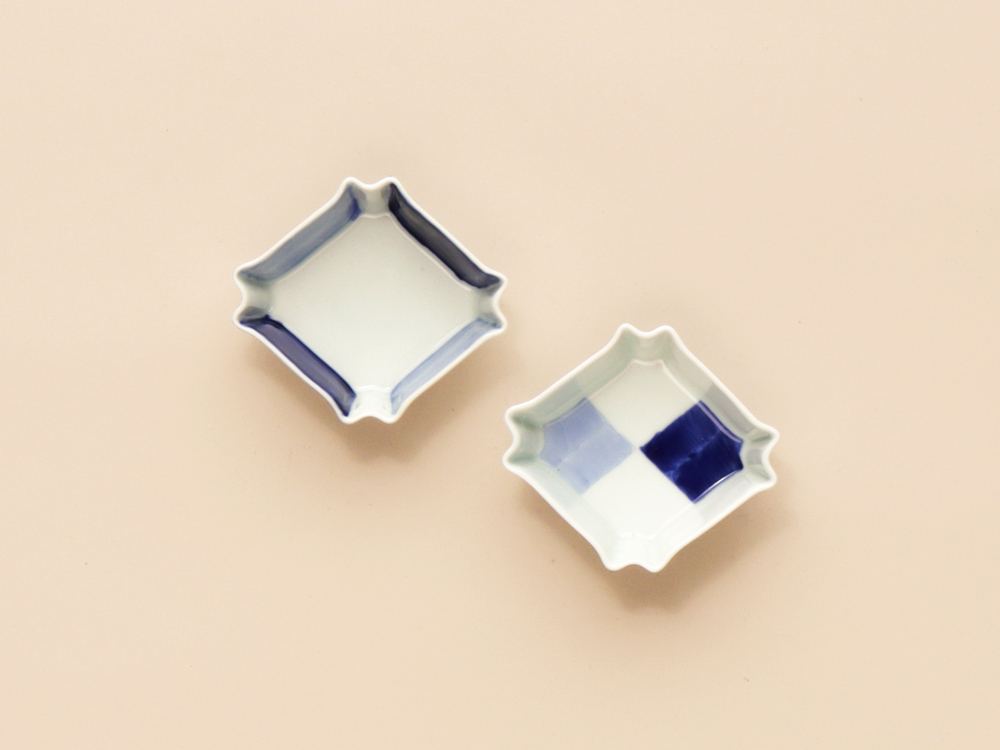 染付 菱形小付 有田焼