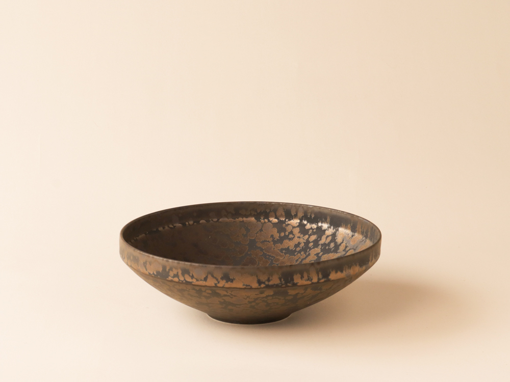 ブロンズ ウロコ リムレングスボウル 有田焼