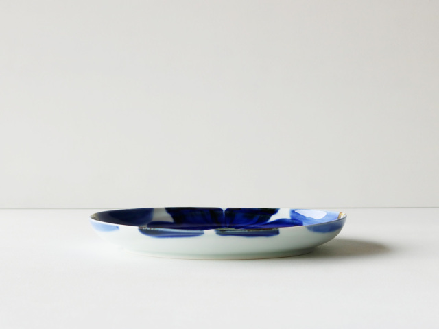 藍花 オーバル皿 波佐見焼