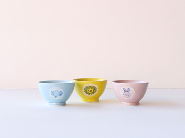 出産祝いにも こどものうつわ なかよし こども茶碗 波佐見焼 有田焼 波佐見焼 子供の食器のオンラインショップ Specialthanks スペシャルサンクス 陶器の産地 有田町から