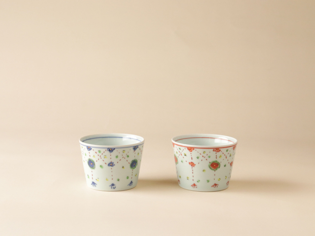 錦 瓔珞紋 フリーカップ 波佐見焼