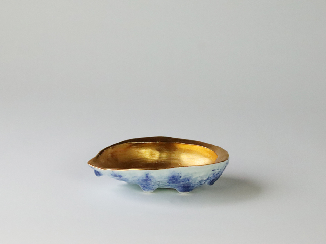 [金彩] 陶器　持ち手 深皿 大鉢 金彩] 陶器 持ち手 深皿 大鉢 金彩] 陶器 持ち手 深皿 大鉢