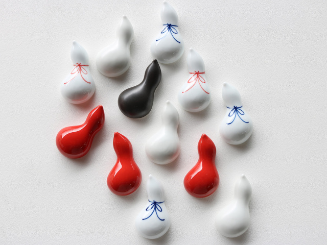 平ひさご 箸置き 有田焼 | ひょうたん ヒョウタン