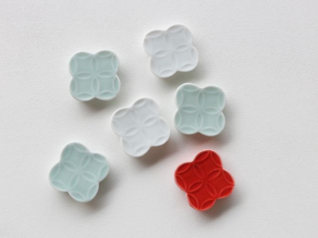 七宝 箸置き 有田焼