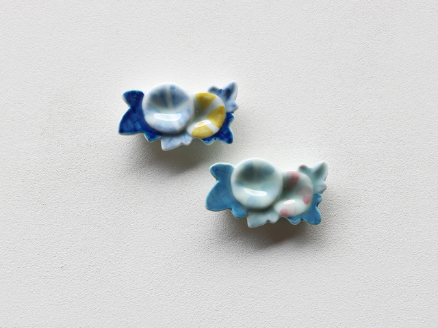 朝顔 箸置き 有田焼