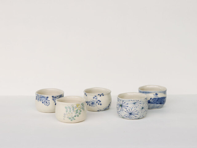 【受注販売】小筆 合わせ湯呑 有田焼