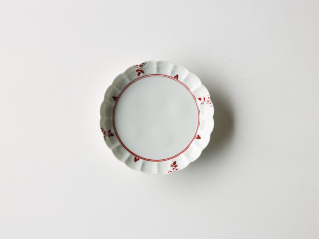 菊割 5寸皿 有田焼