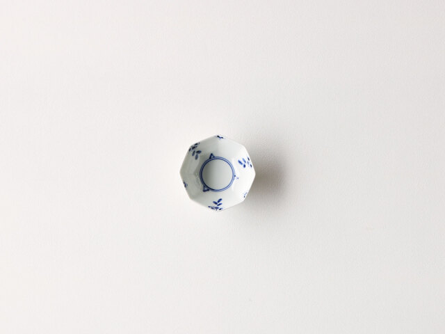 染付/赤絵 八角豆皿 有田焼