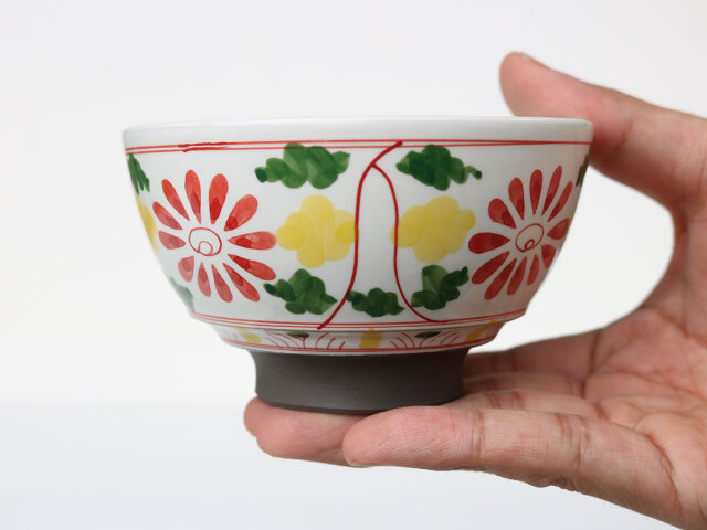 波佐見焼 お茶碗 安南 花唐草 | 産直！有田焼 波佐見焼 お茶碗の