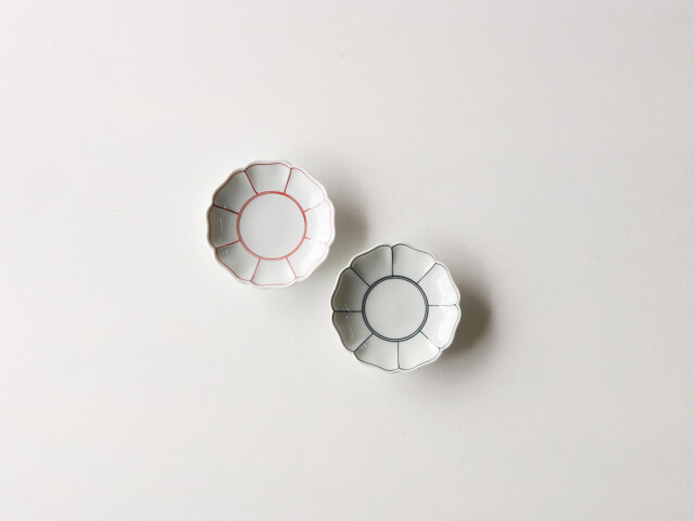 線十草 4寸皿 有田焼