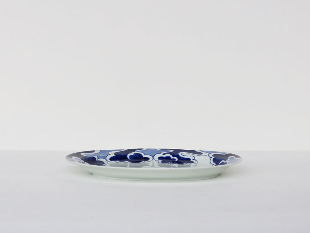 染付 飛雲 楕円プレート小 有田焼 産直！有田焼 波佐見焼 SPECIAL THANKS