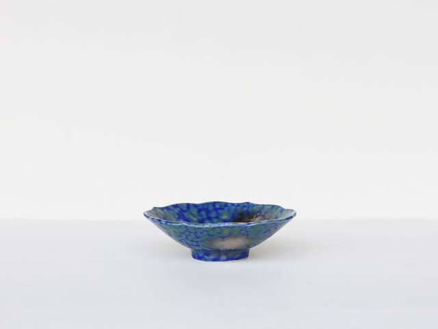 コバルト結晶 銀河 桔梗5.5寸皿 有田焼 | 産直！有田焼 波佐見焼 の