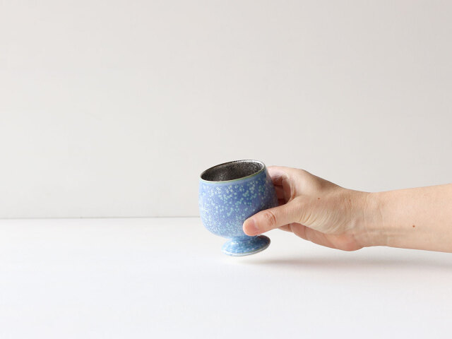 有田焼 陶悦窯 掛け分け 内金銀塗り ゴブレット 180ml | 有田焼 波佐見