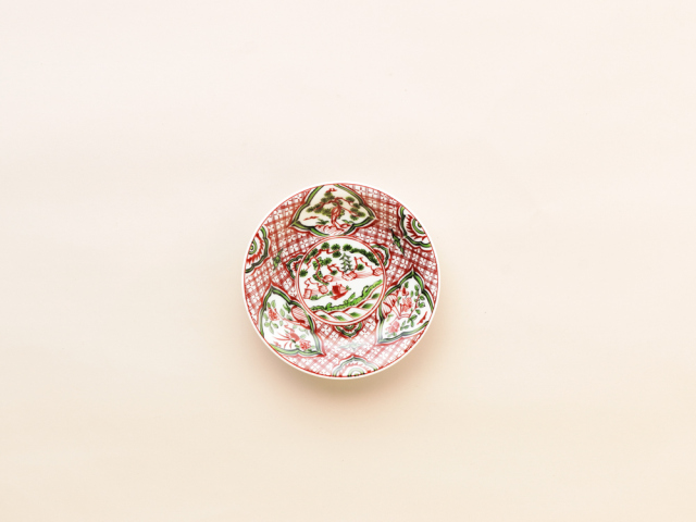 デッドストック 染錦 中皿 有田焼