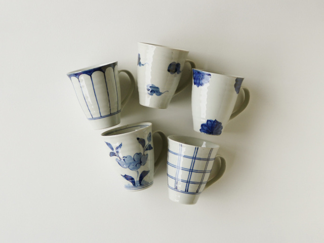 染付 マグカップ 波佐見焼