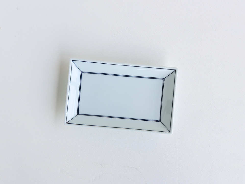 ゴス線 染付 焼皿 有田焼