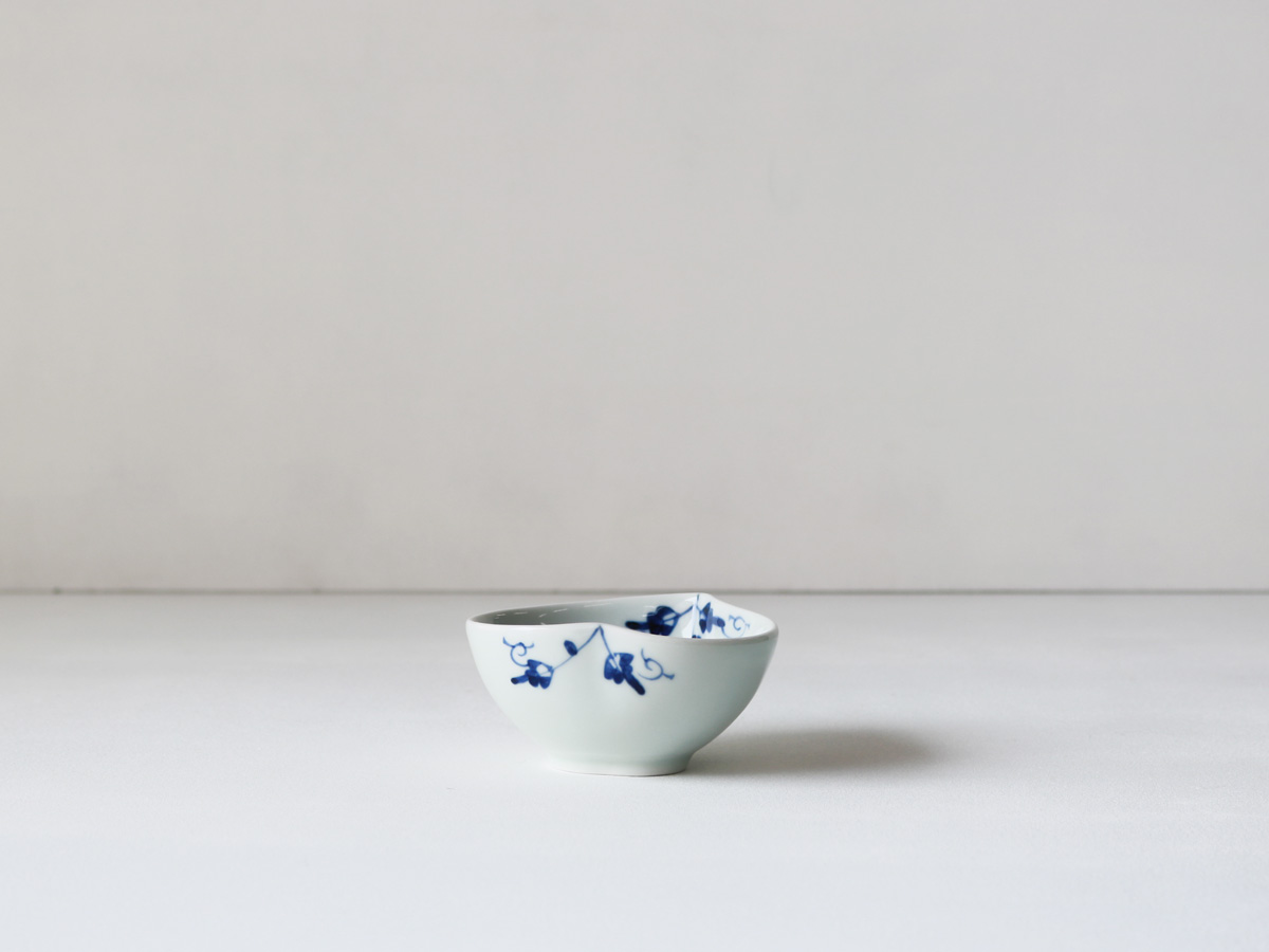 陶花紋 桃型小付 有田焼