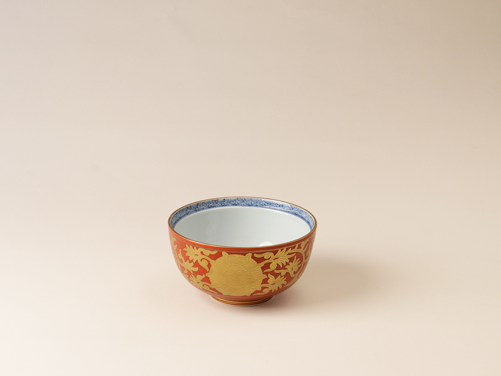 デッドストック 金彩錦碗鉢 有田焼