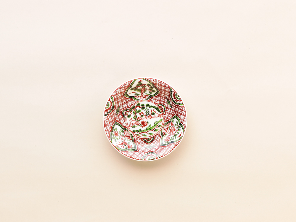 デッドストック 染錦 中皿 有田焼