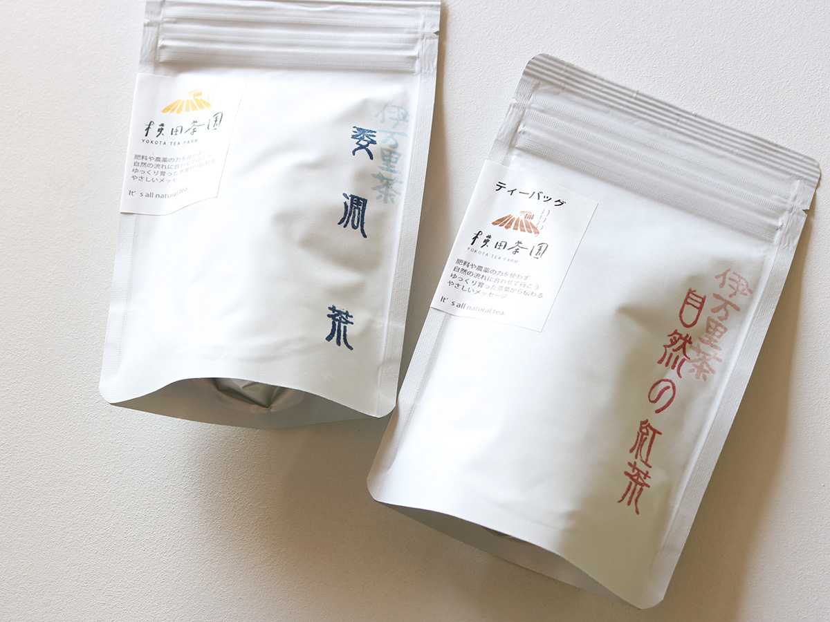 横田茶園のお茶（萎凋茶と自然の紅茶）