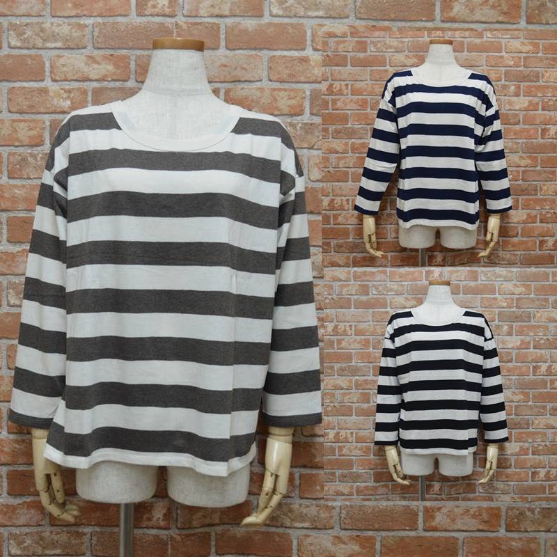 LUEUF　ボーダー　Tシャツ